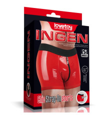 Шорты для страпона Chic Strap-On Shorts Red XLarge