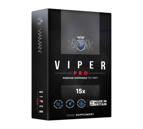 Препарат для мужской силы Viaman Viper Pro, 15шт