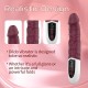 Масажер LCD Screen Dildo Vibrator Red