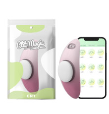 Накладной Масажер Sweet Bomb Panty Vibe App Version White Pink