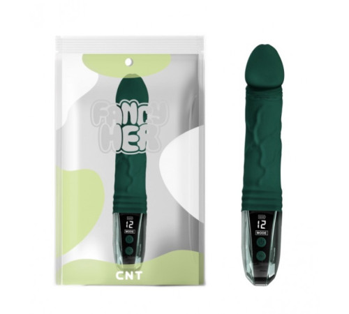 Масажер LCD Screen Dildo Vibrator Green