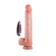 Масажер Dual-Layered Nature-Feel Remote Control Thrusting Silicone Dildo-King Sized 10.2