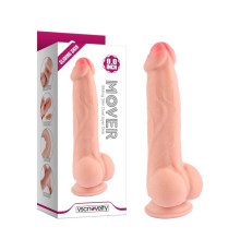 Фаллоимитатор на присоске Sliding Skin Dual layer Dick 9.0