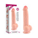 Фаллоимитатор на присоске Sliding Skin Dual layer Dick 9.0