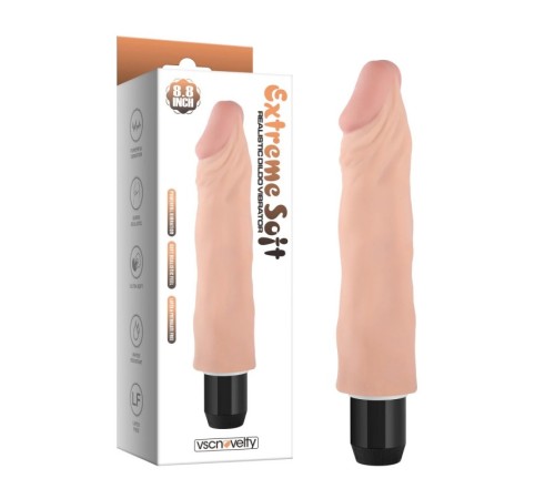 Масажер Extreme Soft Realistic Dildo Vibrator 8.8