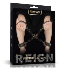 Комплект наручников и наножников Rebellion Reign Hogtie Set