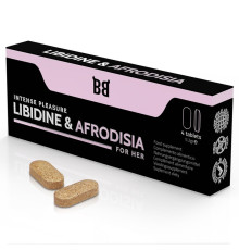 Препарат для женщин Blackbull Libidine Afrodisia Intense Pleasure, 4 таблетки