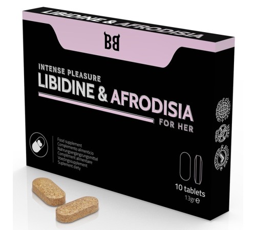 Препарат для женщин Blackbull Libidine Afrodisia Intense Pleasure, 10 таблеток