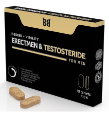 Препарат для эрекции Blackbull Erectmen Testosteride Power Testosterone, 10 капсул