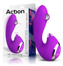 Масажер для женщин Action No Twentyone Ball Pulsation Licking Tongue Vibtrator