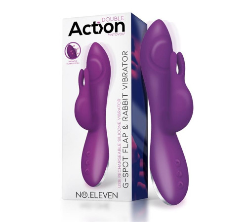 Масажер для женщин Action No Eleven G-Spot Flap Rabbit Vibrator