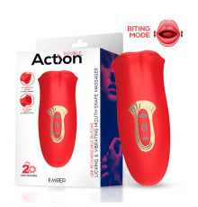 Точковий Масажер Action Ember Licking Vibrating Mouth Shape Massager