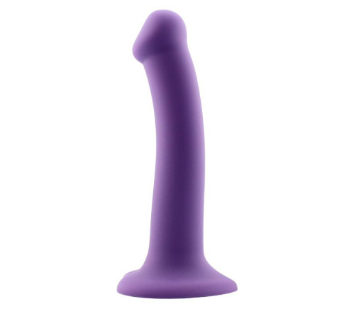 ACTION BOUNCY LIQUID SILICONE DILDO HIPER FLEXIBLE 6.5 - 16.5 CM SIZE S PURPLE