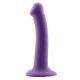 ACTION BOUNCY LIQUID SILICONE DILDO HIPER FLEXIBLE 7.5 - 19 CM SIZE L PURPLE