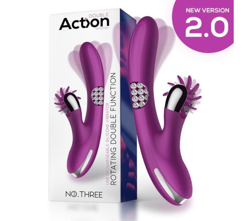 ACTION NO. THREE ROTATOR WITH ROTATING BALLS 360 AND STIMULATING WHEEL