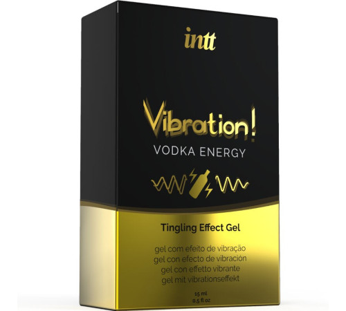 INTT - POWERFUL INTIMATE STIMULANT LIQUID VIBRATING GEL VODKA 15ML