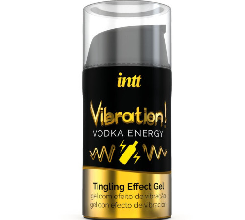 INTT - POWERFUL INTIMATE STIMULANT LIQUID VIBRATING GEL VODKA 15ML