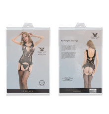 Hot Foreplay Stockings-Black