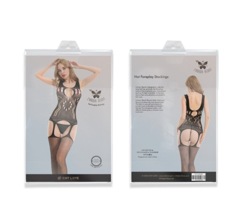 Hot Foreplay Stockings-Black