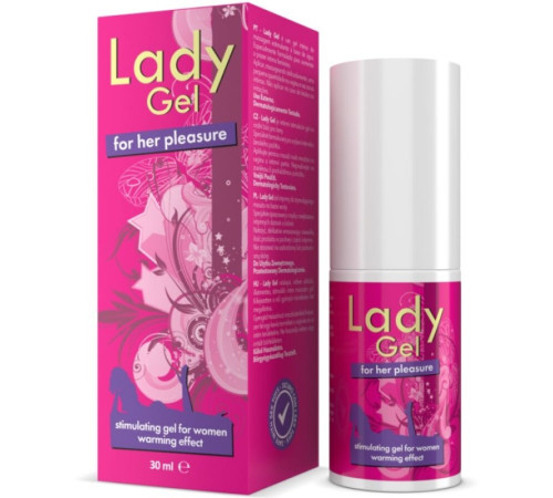 Стимулирующий гель для клитора Intimateline Lady Gel Pleasure Stimulating Heat Effect, 30 мл