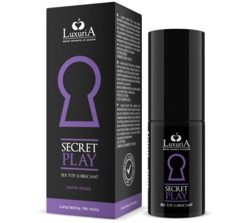 Лубрикант для  игрушек Intimateline Luxuria Secret Play Sex Toys Lubricant, 30мл