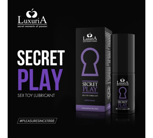 Лубрикант для  игрушек Intimateline Luxuria Secret Play Sex Toys Lubricant, 30мл