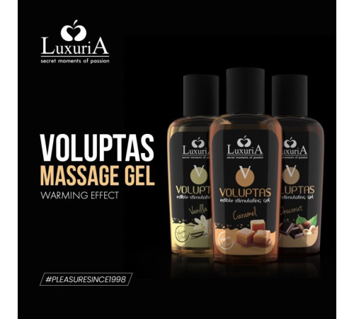 Массажный гель Luxuria Voluptas Edible Massage Gel Warming Effect Choconut, 100 мл