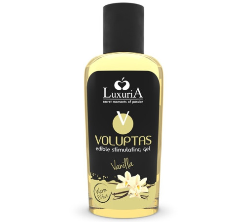 Массажный гель Luxuria Voluptas Edible Massage Gel Warming Effect Vanilla, 100 мл