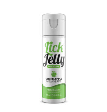 Оральный лубрикант Intimateline Lick Jelly Green Apple Lubricant, 50мл