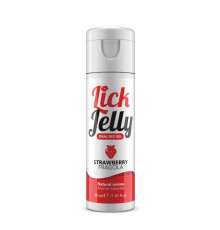 Оральный лубрикант Intimateline Lick Jelly Strawberry Lubricant, 50мл