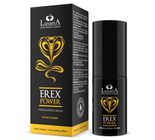 Крем для мужчин Intimateline Luxuria Erex Power Hard Longer Penis Cream, 30мл