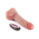 Масажер на присоске Dual-Layered Nature-Feel Remote Control Thrusting Silicone Dildo 9.0