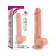 Фаллоимитатор на присоске Sliding Skin Dual layer Dick 9.0