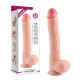 Фаллоимитатор на присоске Sliding Skin Dual layer Dick 11.0