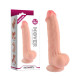 Фаллоимитатор на присоске Sliding Skin Dual layer Dick 8.7