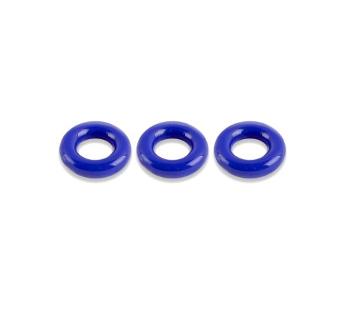 Набор эрекционных колец Doughnut Triple Stamina Ring Set Blue