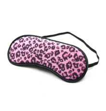 Маска на глаза Bdsm Blindfolds Pink Leopard