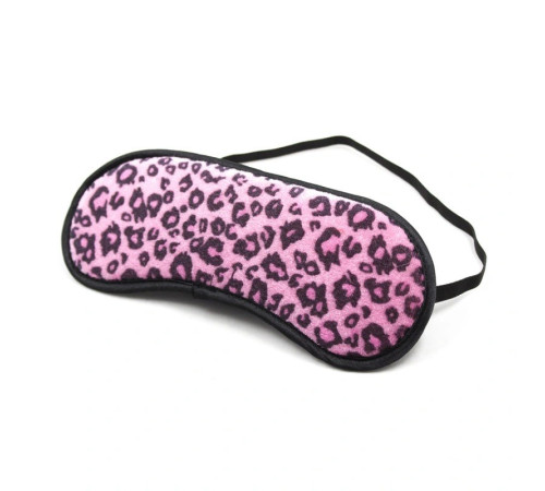 Маска на глаза Bdsm Blindfolds Pink Leopard