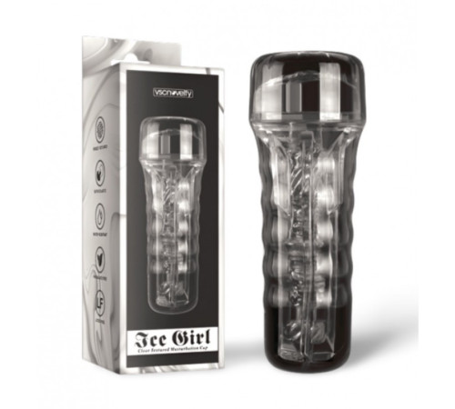 пристрій для мужчин Ice Girl Clear Textured Masturbation Cup