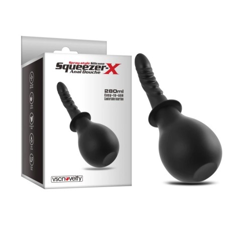 задній душ Squeezer-X Spray Style Silicone Anal Douche, 280мл