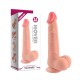 Фаллоимитатор на присоске Sliding Skin Dual layer Dick 9.6