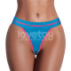 Вибростимулятор в трусиках Printed Vibrating Sexy Panties Blue Large