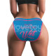 Вибростимулятор в трусиках Printed Vibrating Sexy Panties Blue Small