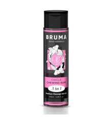 Массажное масло Bruma Premium Massage Hot Oil Chewing Gum 3 In 1, 100мл