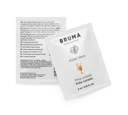 Bruma Aloe Vera Sliding Gel Pina Colada Flavor, 6мл