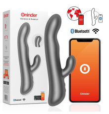 Масажер для женщин Oninder Oslo Vibration Rotation Black Free App