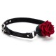 Кляп силиконовый Roses Silicone Ball Mouth Gag Black