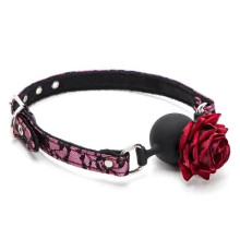 Кляп силиконовый Roses Silicone Ball Mouth Gag Pink