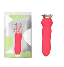 Стильный вибратор для женщин Mini Crown Wand Red