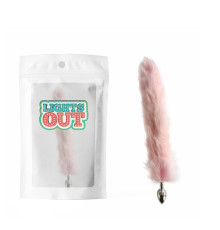 особиста пробка с пышным хвостом Foxs Plug Tail Large Pink